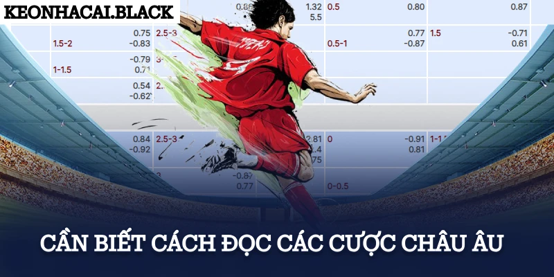 Cần biết cách đọc các cược châu Âu