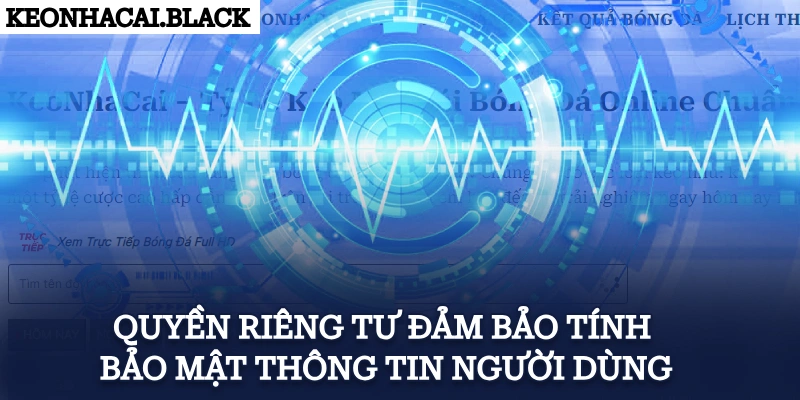 Quyền riêng tư đảm bảo tính bảo mật thông tin người dùng 